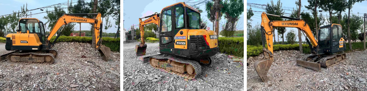 Used Hyundai HX55 Excavator for Sale 2020 Used Hyundai HX55 Excavator for Sale 2020