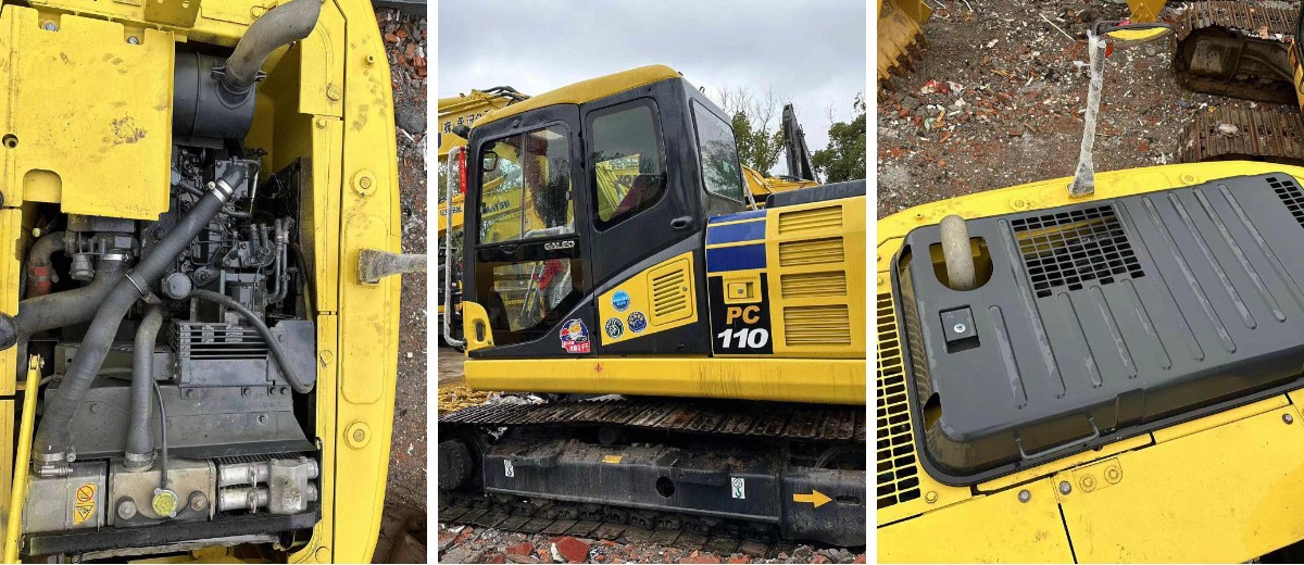 حالة جيدة استخدمت Komatsu PC110 حفارة 2020 حالة جيدة استخدمت Komatsu PC110 حفارة 2020