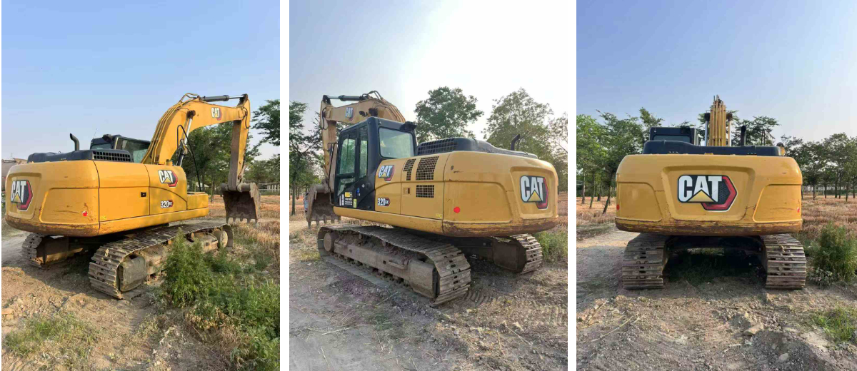 Продается бывший в употреблении экскаватор Cat320GX 2021 года выпуска.