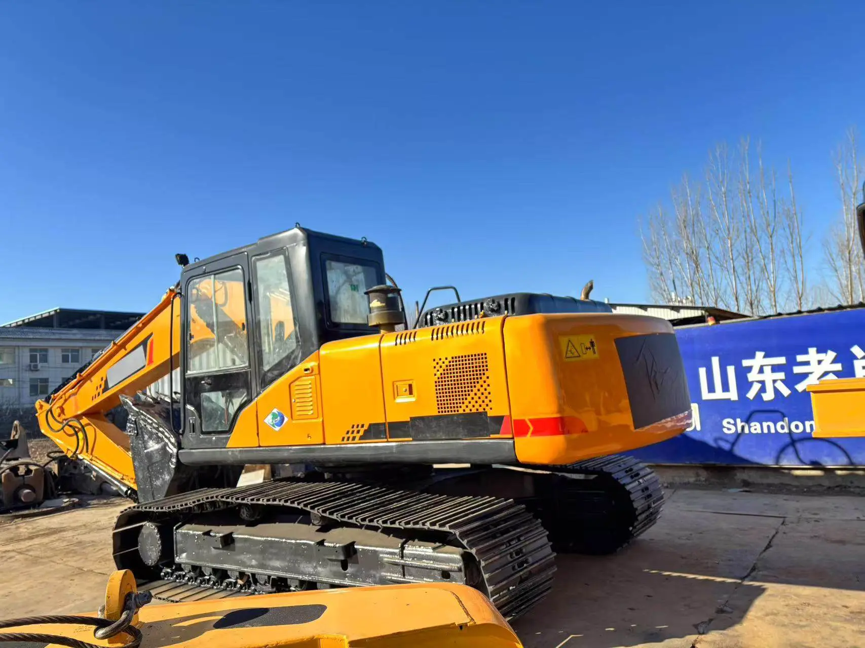 Escavadeira totalmente preparada e pronta para remessa para a Zâmbia Escavadeira totalmente preparada e pronta para remessa para a Zâmbia