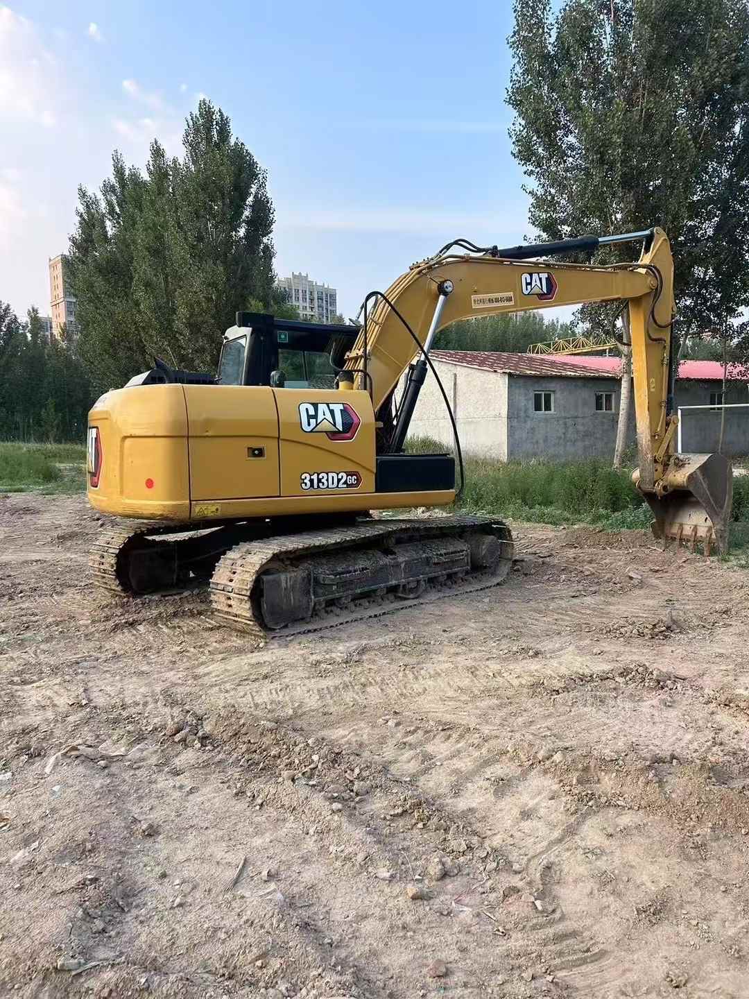 Escavadora usada em promoção, ano 2022, Cat 313, escavadora de rastos