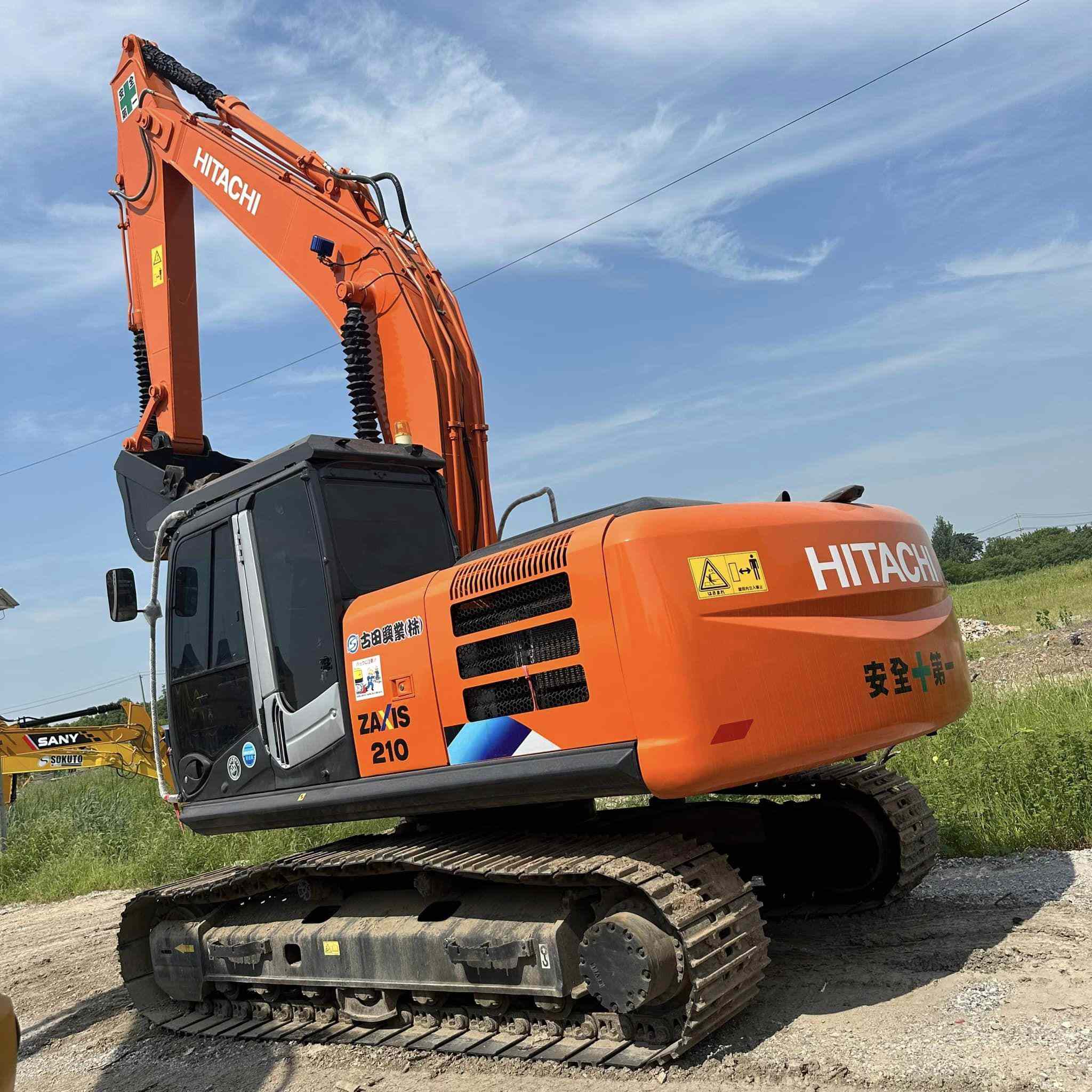 Used ZX210 Excavator Price Low Hours