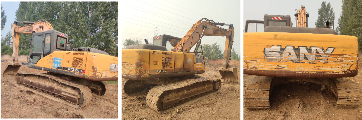 Escavadora Sany 215 21t 2013 usada em bom estado