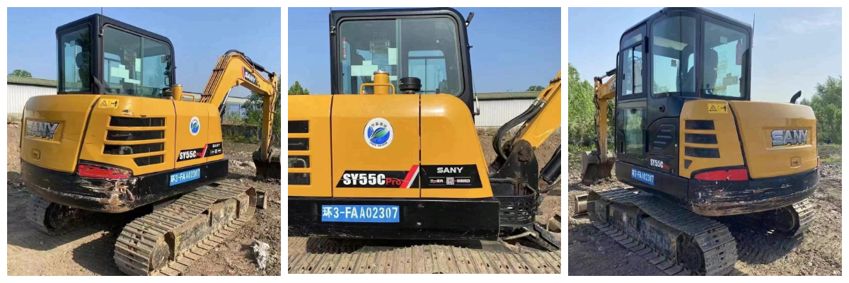 Cheap Sale 2021 Mini Digger Used Sany Sy55c Excavator
