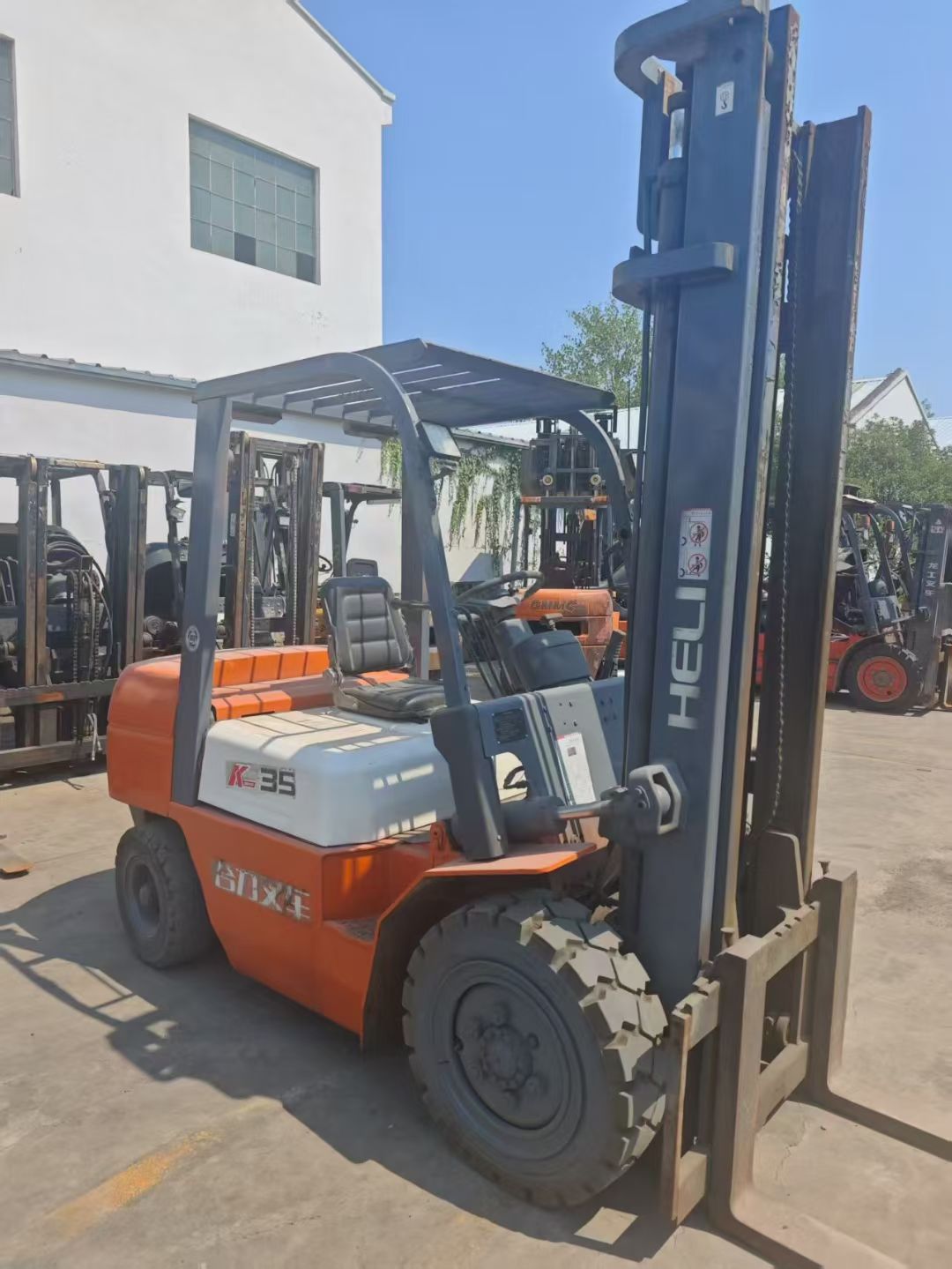 Heli 3.5ton Diesel Forklift Lifting Height with Side Shift