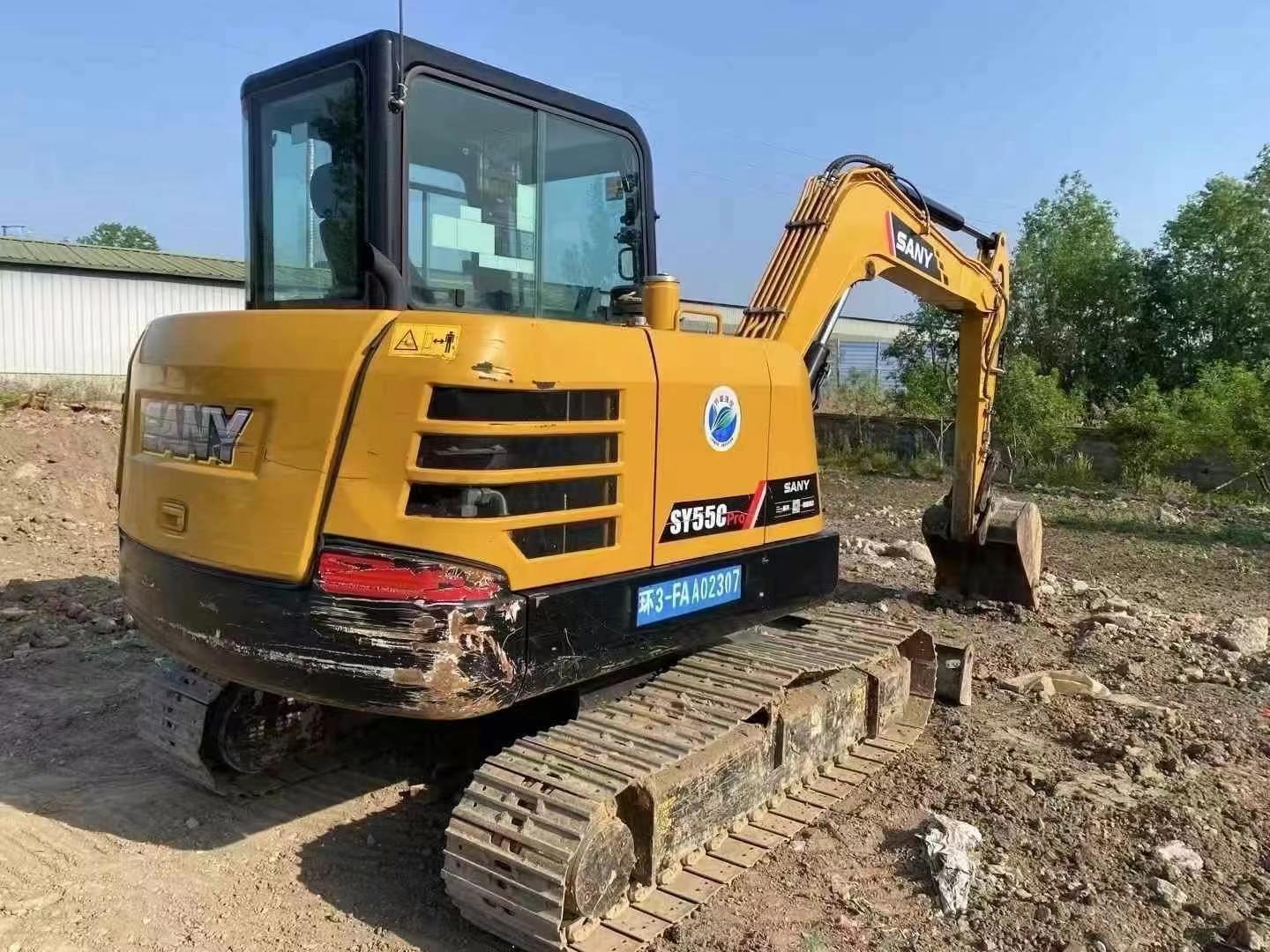 Cheap Sale 2021 Mini Digger Used Sany Sy55c Excavator