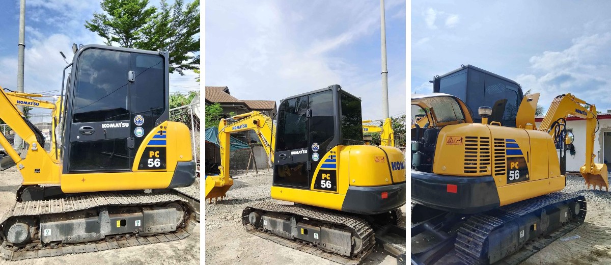 Используется экскаватор Komatsu PC56 для продажи 2020 Используется экскаватор Komatsu PC56 для продажи 2020