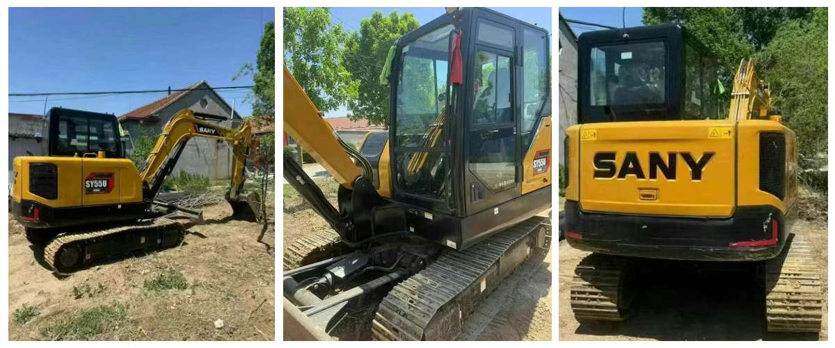 Sale 2024 Year 99% New Sany Sy55c Used Excavator 