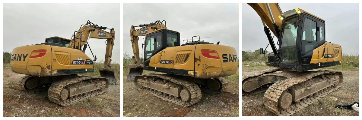 Escavadora Sany Sy215c usada ano 2020 para venda por um preço baixo Escavadora Sany Sy215c usada ano 2020 para venda por um preço baixo