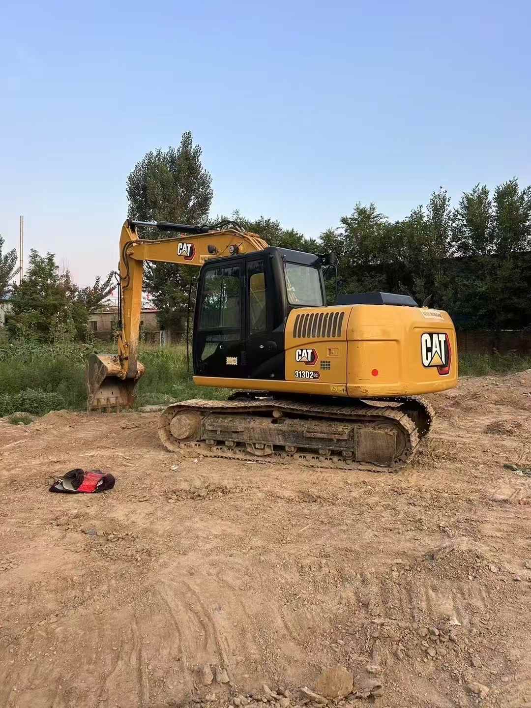 Escavadora usada em promoção, ano 2022, Cat 313, escavadora de rastos