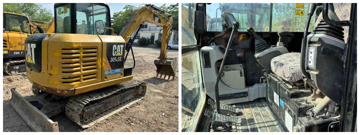 حفارة صغيرة مستعملة موديل 2018 للبيع من طراز Cat 305.5 حفارة صغيرة مستعملة موديل 2018 للبيع من طراز Cat 305.5