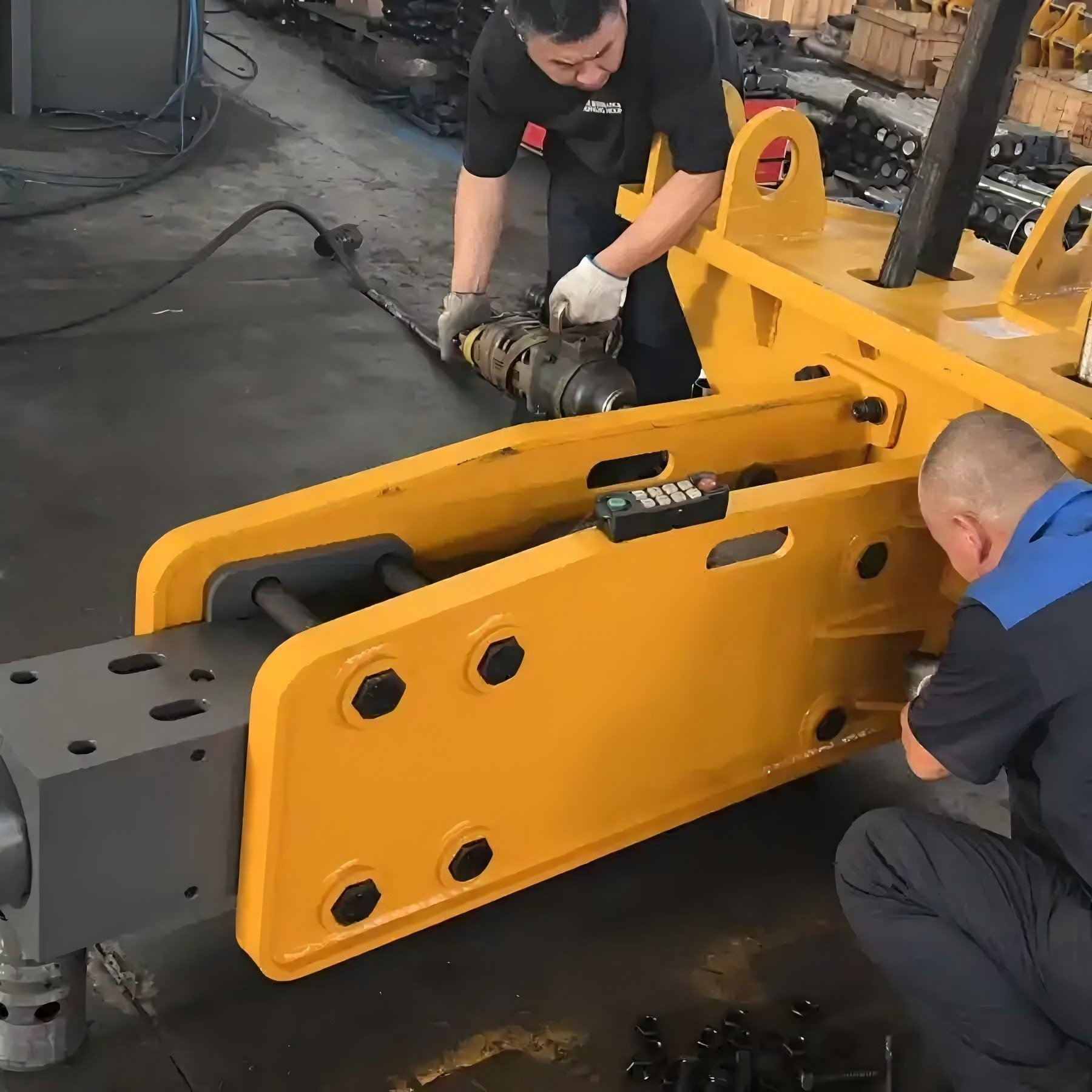 مطرقة صخور هيدروليكية لكسر الخرسانة من النوع المنفصل العلوي LXTS1650