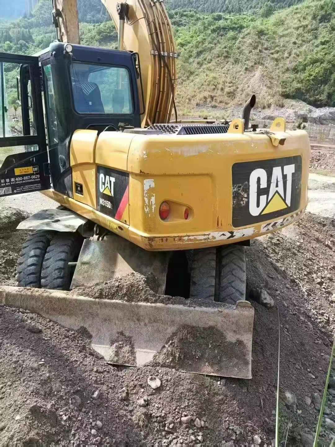 2019 Year Used Cat 315 Hydraulic Wheel Excavator for Sale