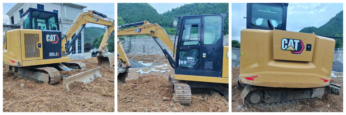 Mini escavadora pequena Cat 305.5 usada 2021 para venda Mini escavadora pequena Cat 305.5 usada 2021 para venda