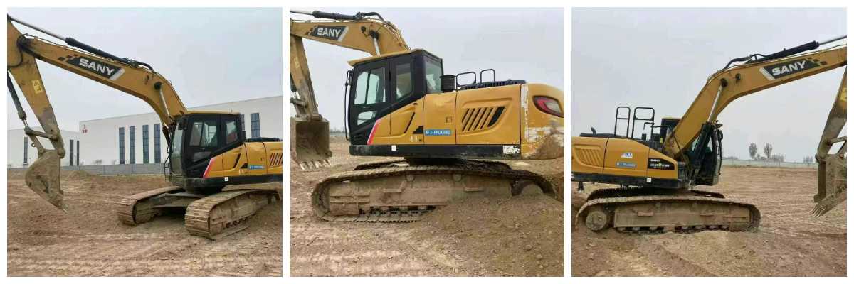 Escavadora Sany 215 usada de 2018 com tapete rolante Escavadora Sany 215 usada de 2018 com tapete rolante