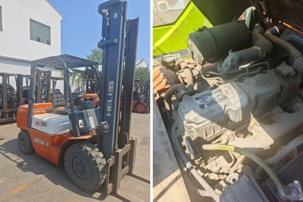 Heli 3.5ton Diesel Forklift Lifting Height with Side Shift