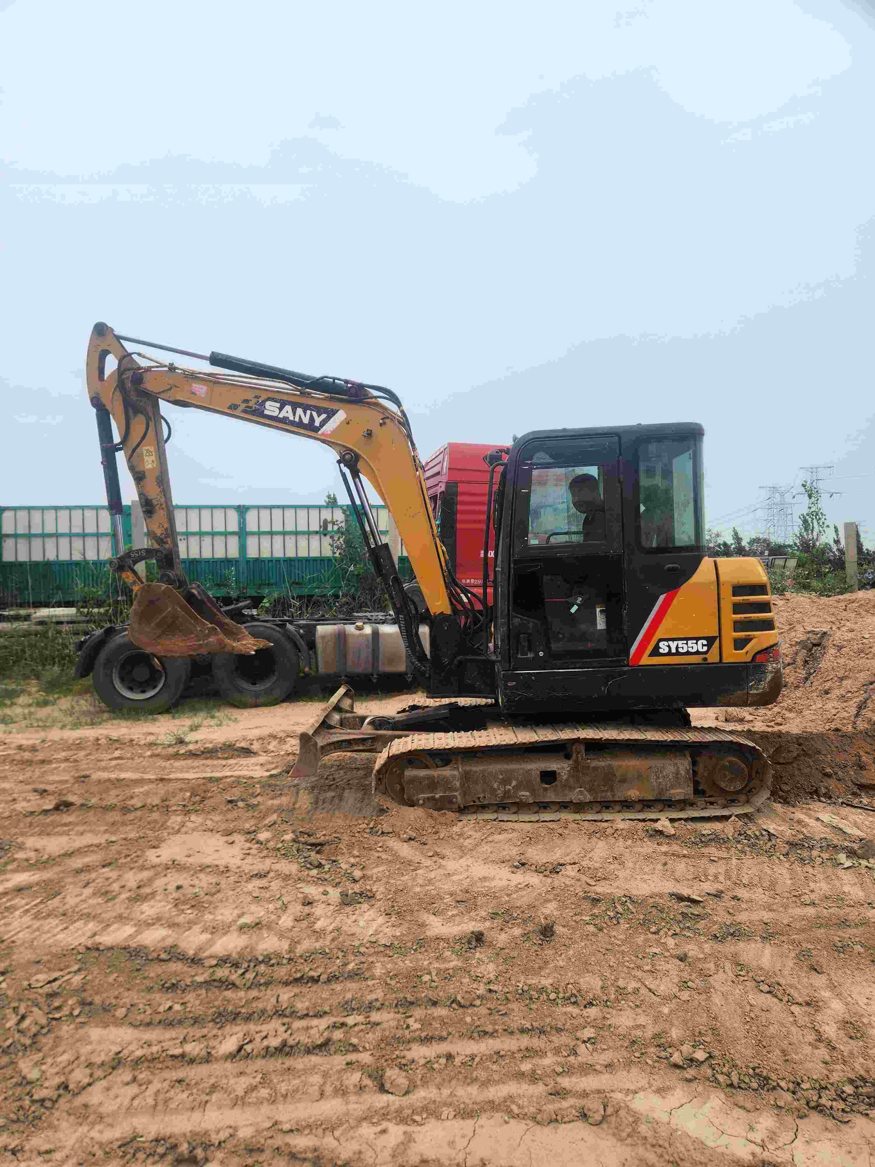 Cheap Sale 2017 Year Small Mini Digger Sany 55C Excavator 