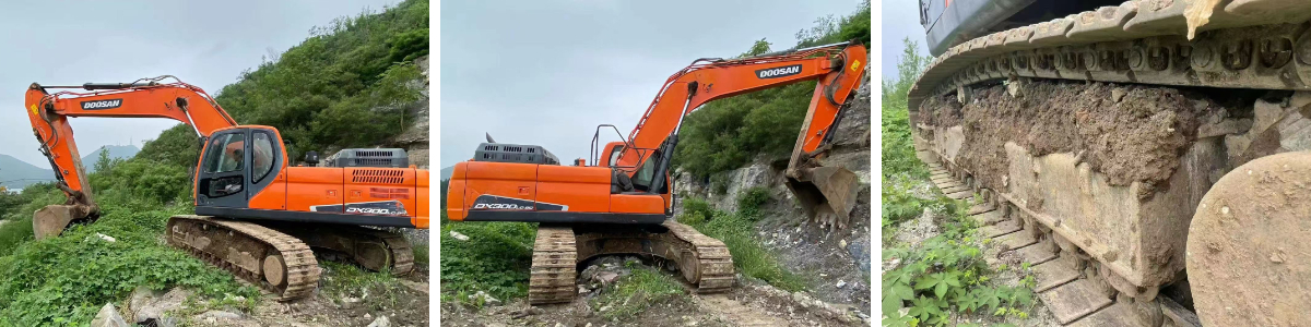 2018 DOOSAN DX300LC المستخدمة حفارة هيدروليكية