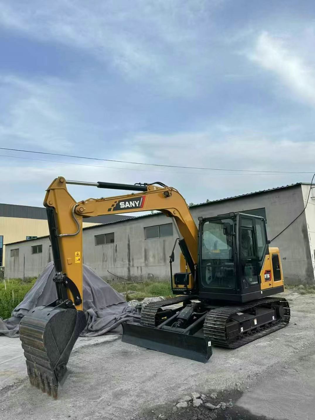 Original Machinery New Sany 75 Excavator for Sale