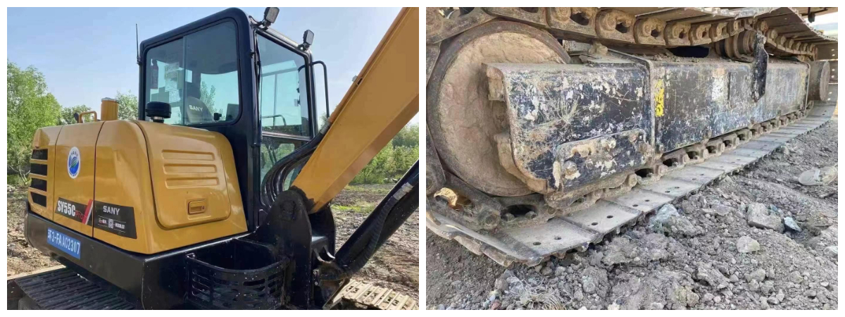 2022 Year 2800 Hours Used Sany Sy55c Excavator for Sale  2022 Year 2800 Hours Used Sany Sy55c Excavator for Sale