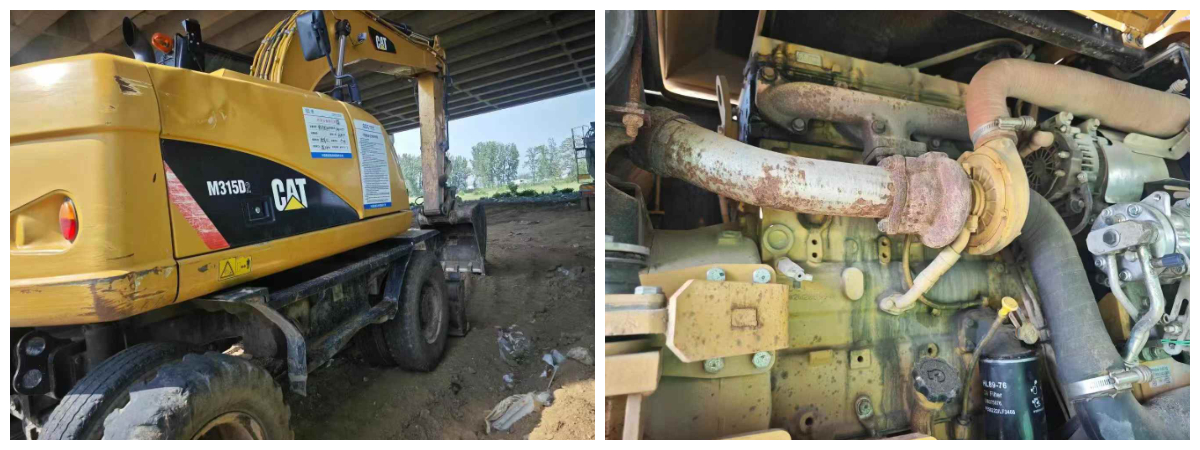 Cheap Sale 2019 Year Used Cat 315 Wheel Excavator  Cheap Sale 2019 Year Used Cat 315 Wheel Excavator