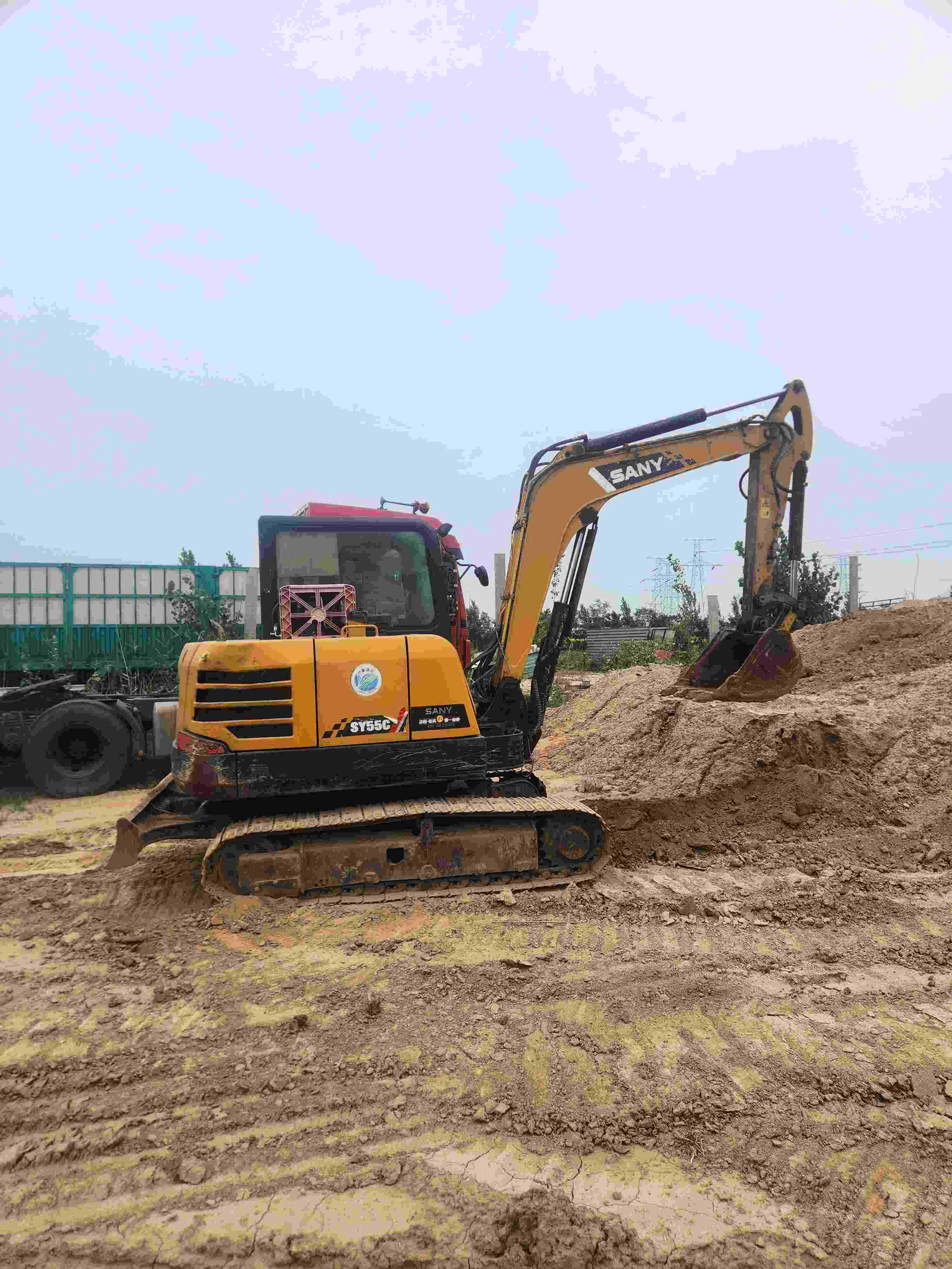 Cheap Sale 2017 Year Small Mini Digger Sany 55C Excavator 