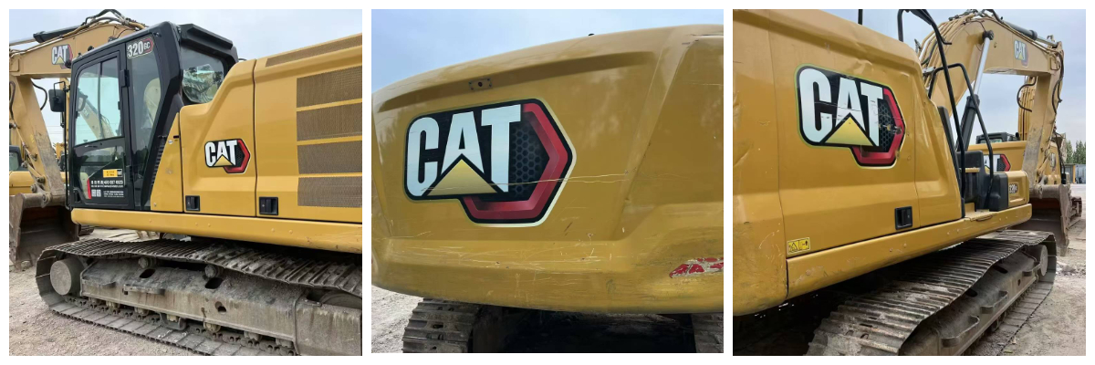 Escavadora hidráulica Cat 320GC usada em promoção, ano 2021