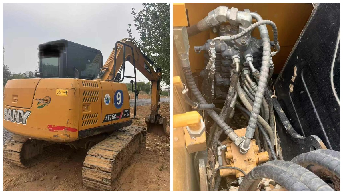 Used Digger 2022 Year Sany 75 Excavator for Sale  Used Digger 2022 Year Sany 75 Excavator for Sale