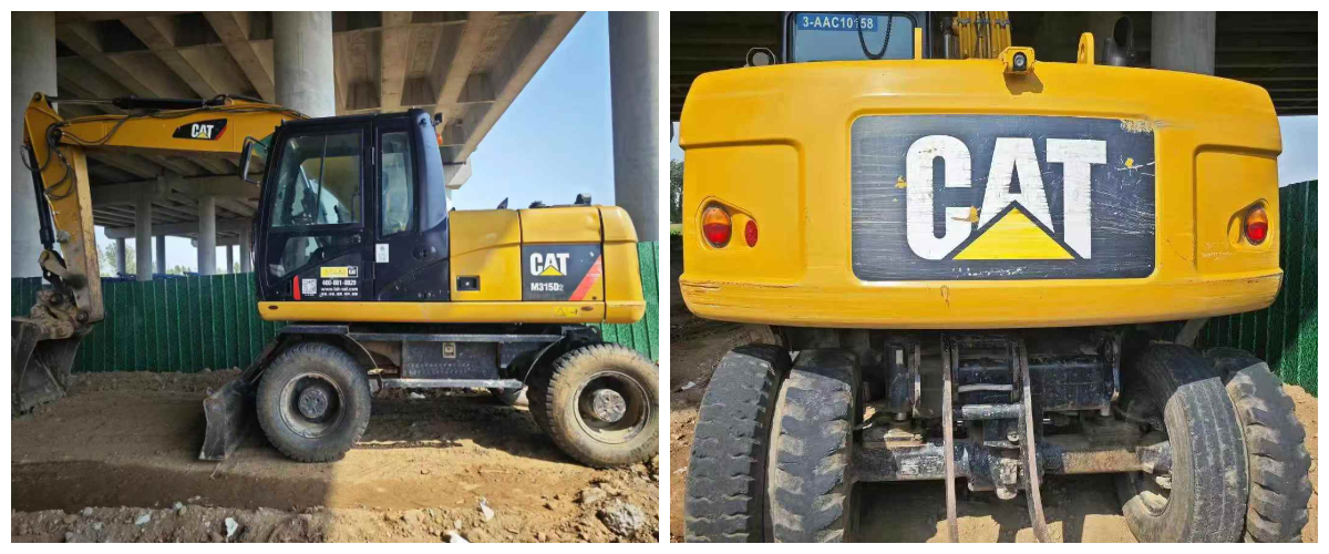 Cheap Sale 2019 Year Used Cat 315 Wheel Excavator  Cheap Sale 2019 Year Used Cat 315 Wheel Excavator