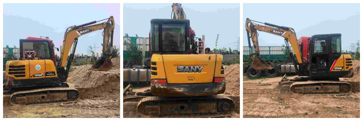 Cheap Sale 2017 Year Small Mini Digger Sany 55C Excavator 