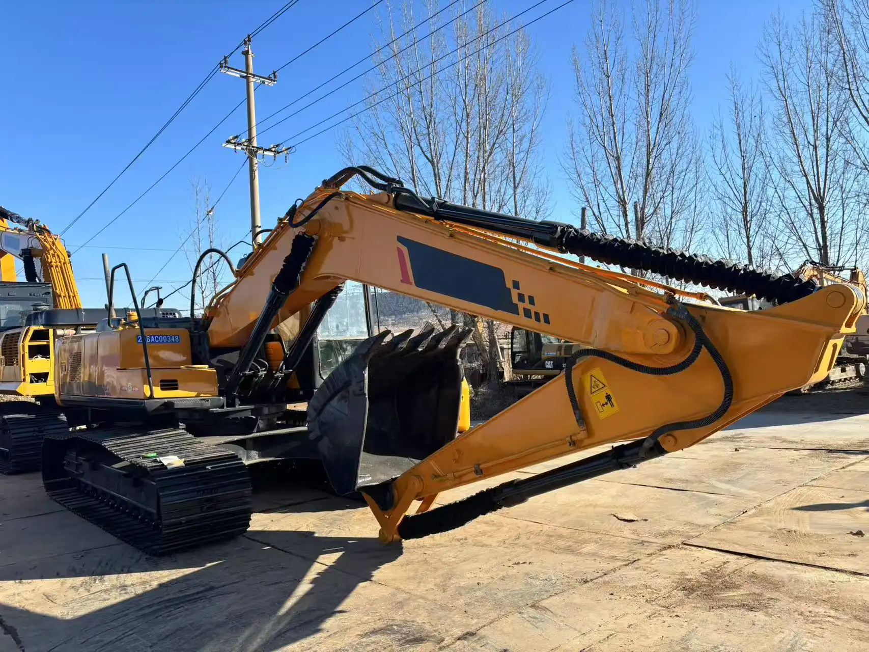 Escavadeira totalmente preparada e pronta para remessa para a Zâmbia Escavadeira totalmente preparada e pronta para remessa para a Zâmbia