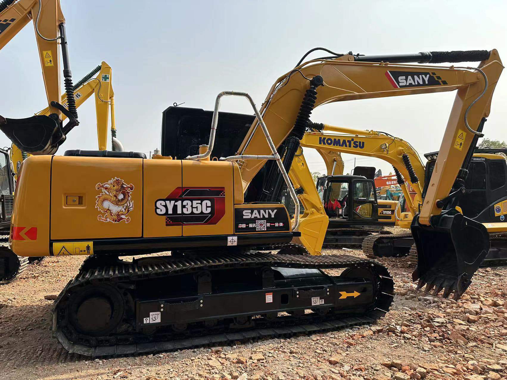 Sany 135 Excavator 2023 год, используемый для продажи