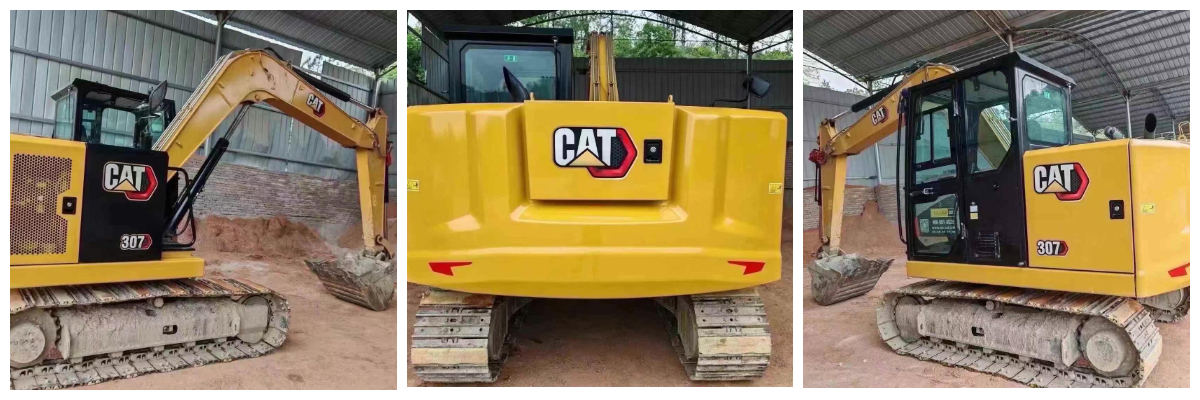 Used Mini Digger 2024 Cat 307 Excavator Crawler for Sale 