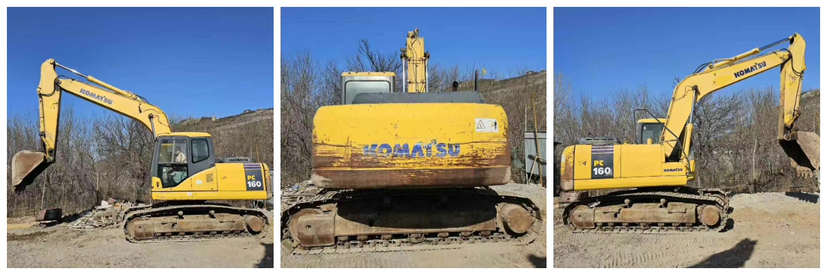 حفارة كوماتسو PC160 الأصلية والمستعملة لعام 2013 حفارة كوماتسو PC160 الأصلية والمستعملة لعام 2013