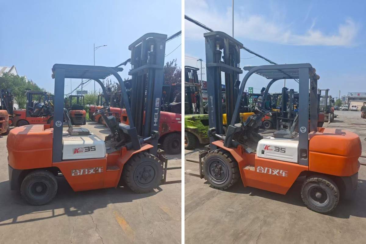Heli 3.5ton Diesel Forklift Lifting Height with Side Shift