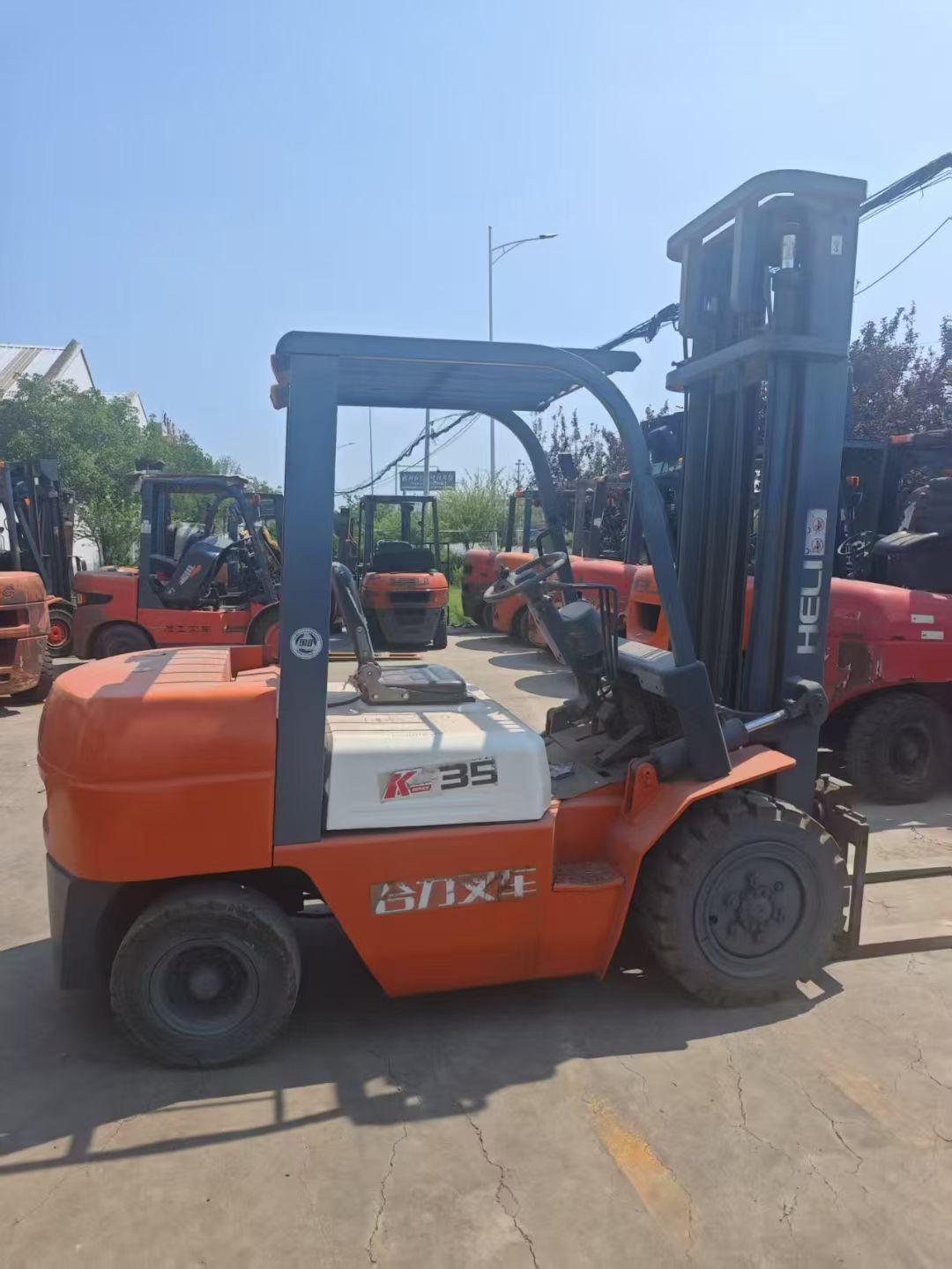 Heli 3.5ton Diesel Forklift Lifting Height with Side Shift