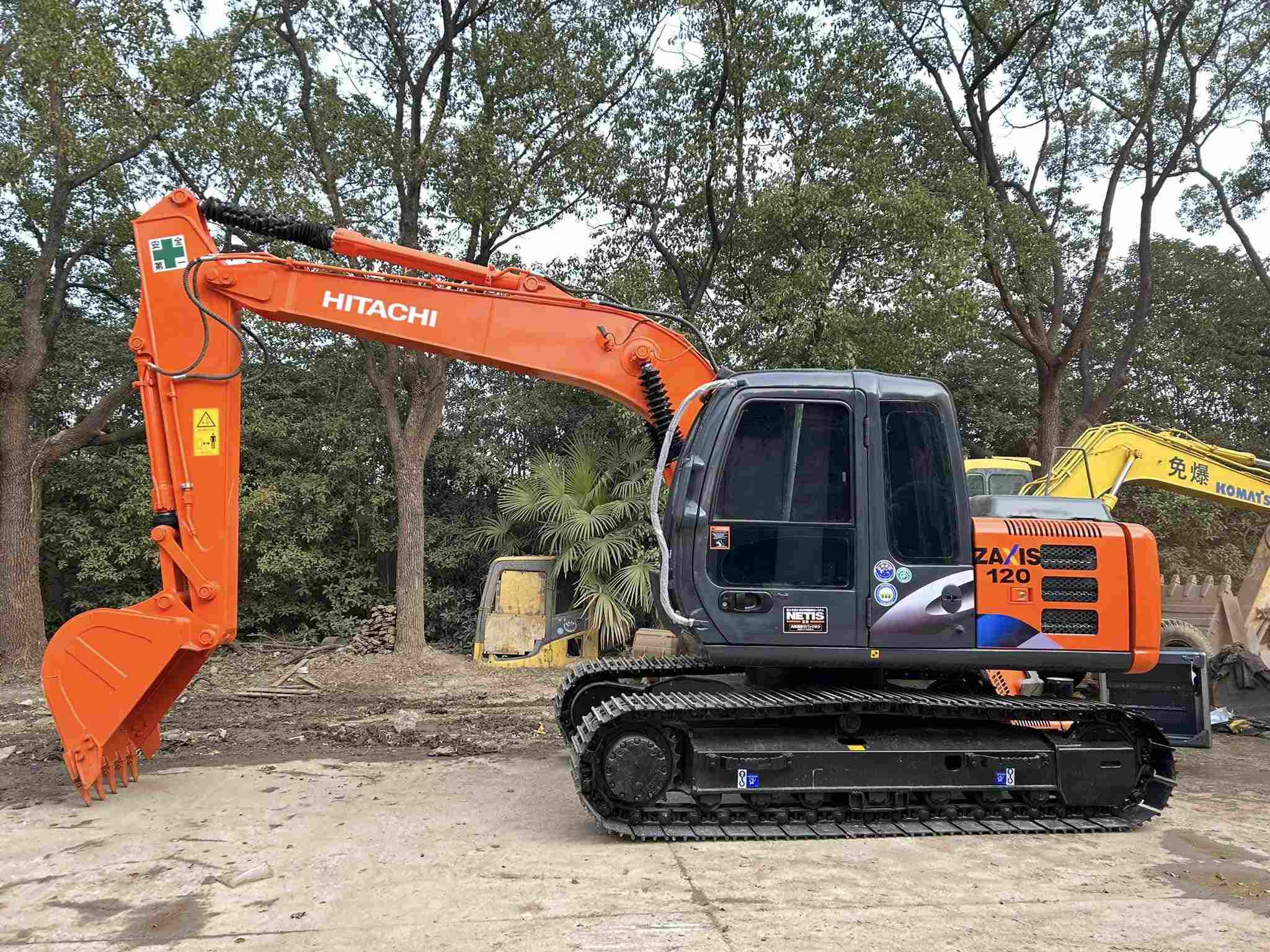 Hitachi Zx120 Подержанный экскаватор Низкое время работы