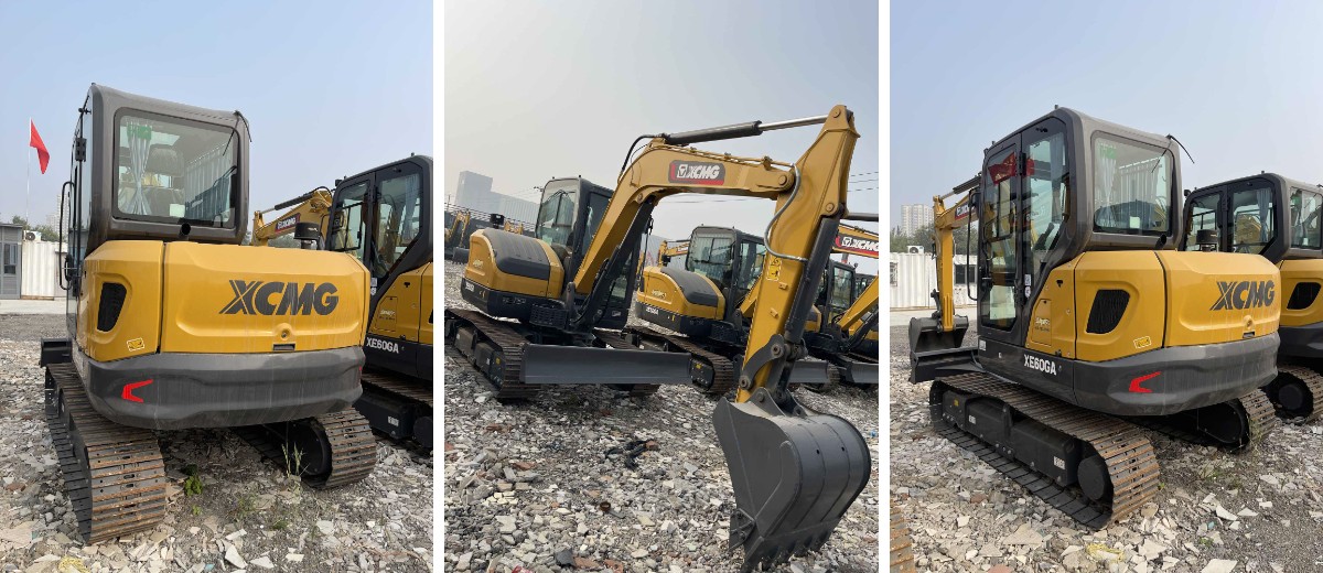 Bom estado usado xcmg 60 escavadeira 2023 Bom estado usado xcmg 60 escavadeira 2023