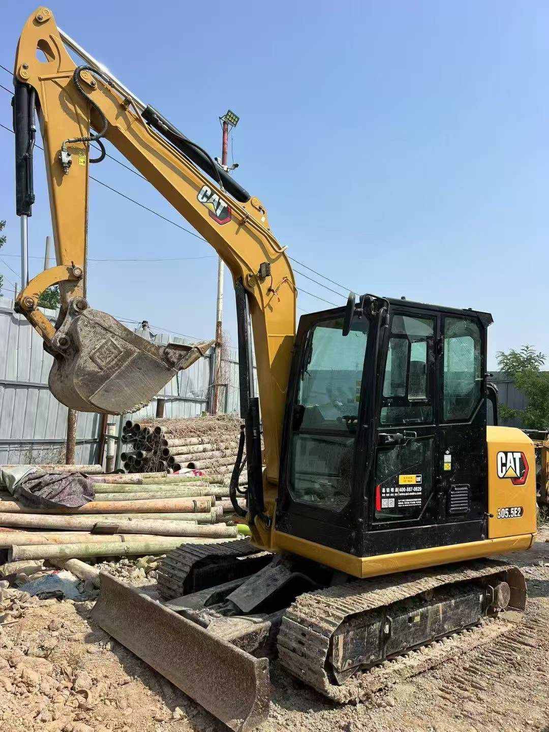 2022 Cheap Sale Mini Excavator Cat 305.5 Crawler Excavator 