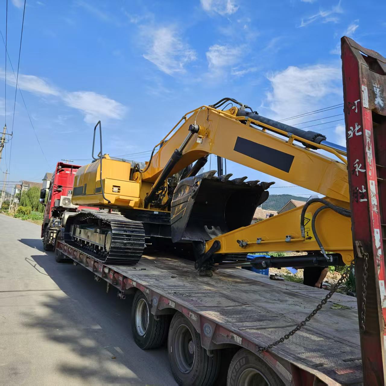 Excavator Fully Prepared and Ready for Shipment to Ghana