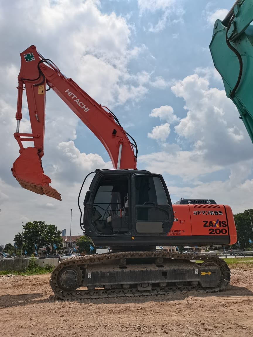 2017 Hitachi ZX200 المستخدمة الحفارة حالة جيدة
