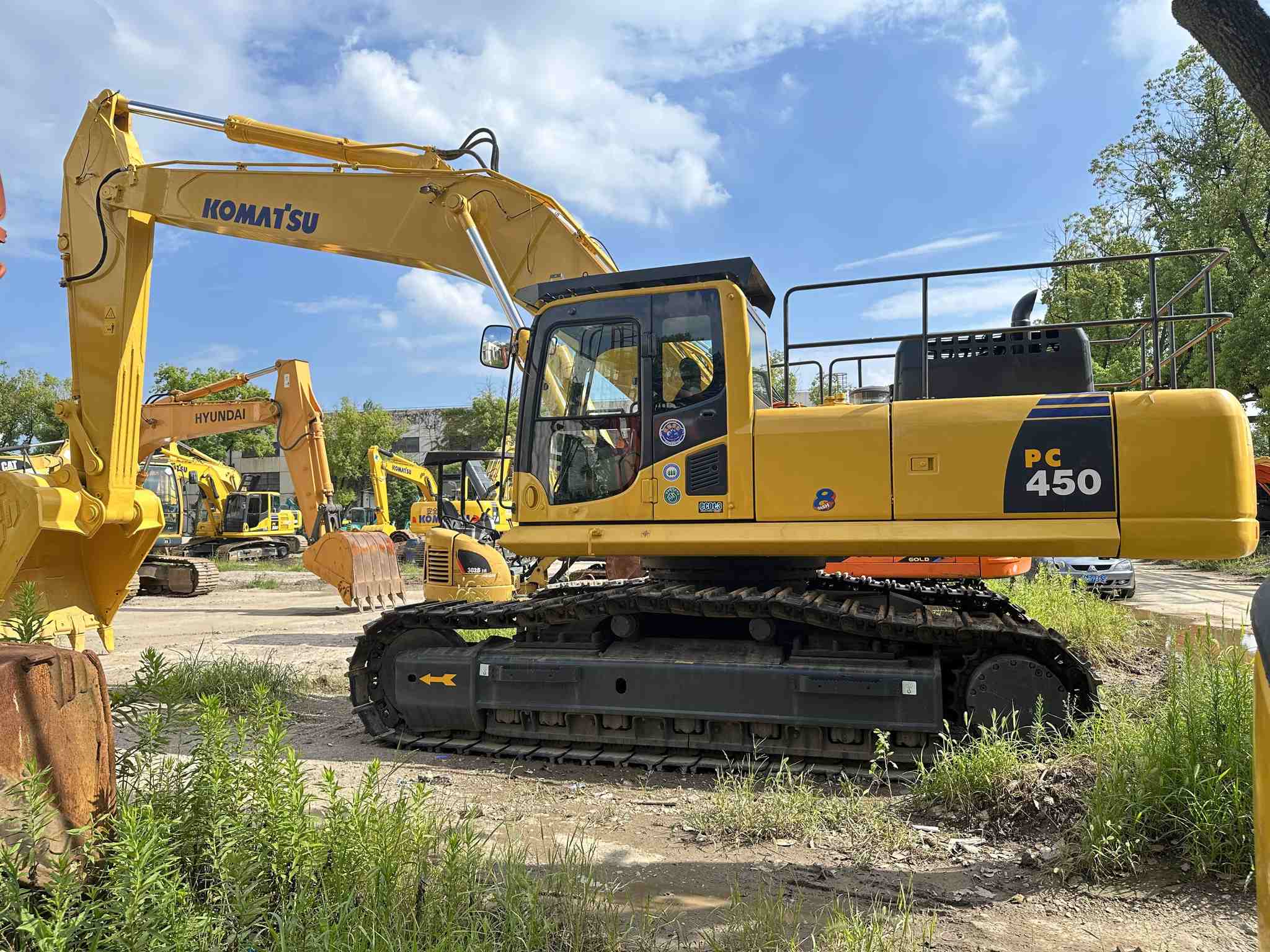 معدات ثقيلة مستعملة حفارة كوماتسو PC450 موديل 2018