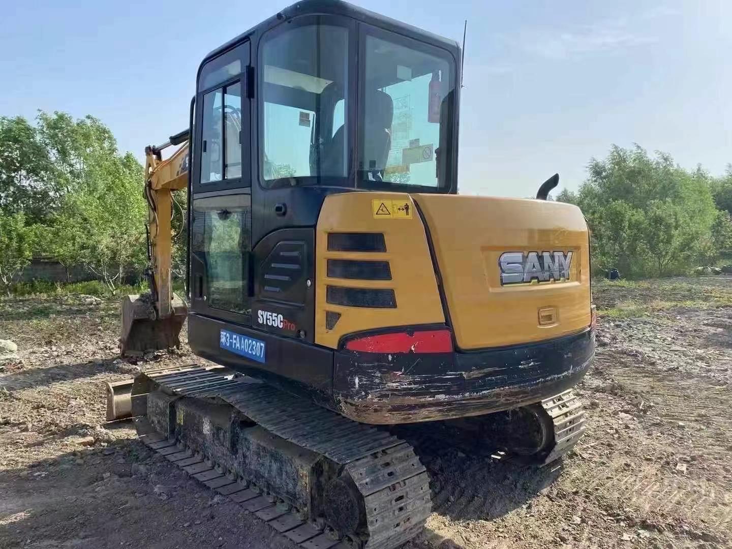 Cheap Sale 2021 Mini Digger Used Sany Sy55c Excavator