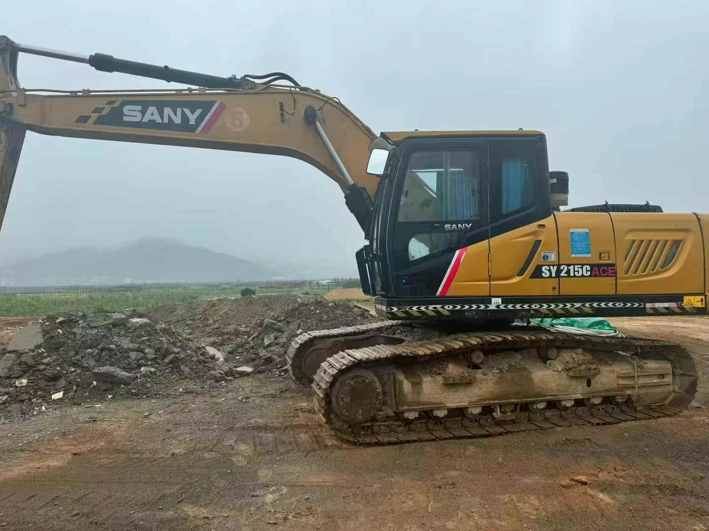 Sale Original Digger 2021 Year Used Sany Sy215c Excavator