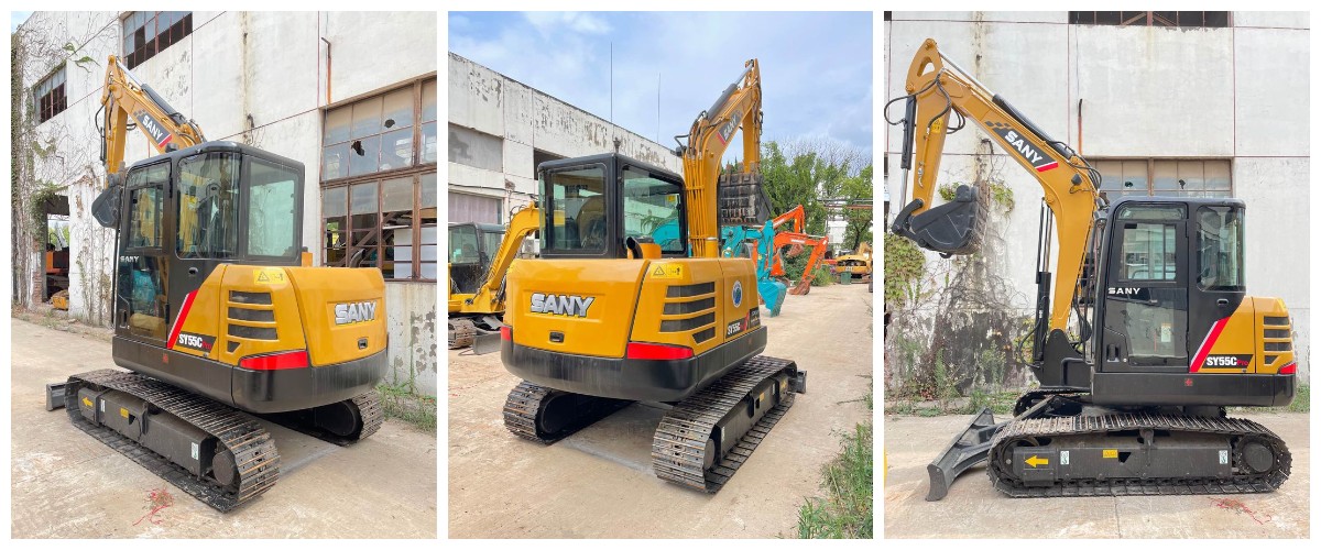 Used 2021 Sany 55 Hydraulic Excavator Good Condition