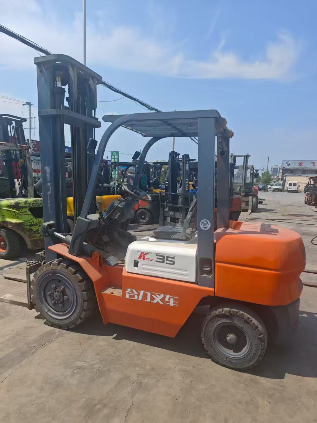 Heli 3.5ton Diesel Forklift Lifting Height with Side Shift