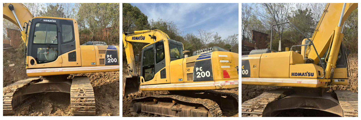 Escavadora de rastos Komatsu PC 200 usada ano 2018