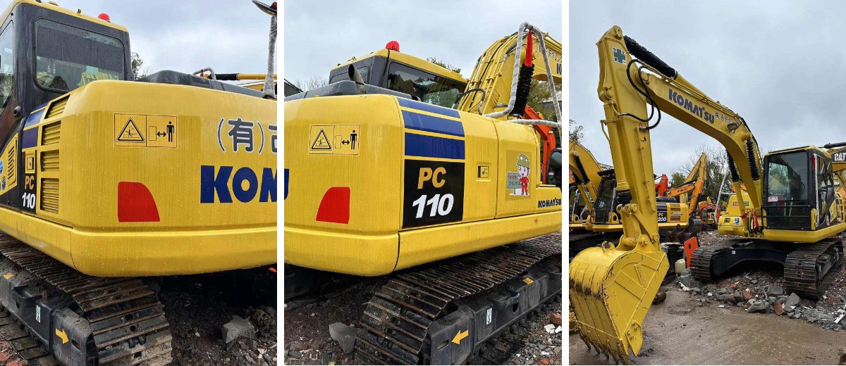 حالة جيدة استخدمت Komatsu PC110 حفارة 2020 حالة جيدة استخدمت Komatsu PC110 حفارة 2020