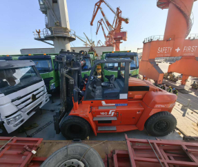 Heli Forklift Shipment Sets Sail for Algeria