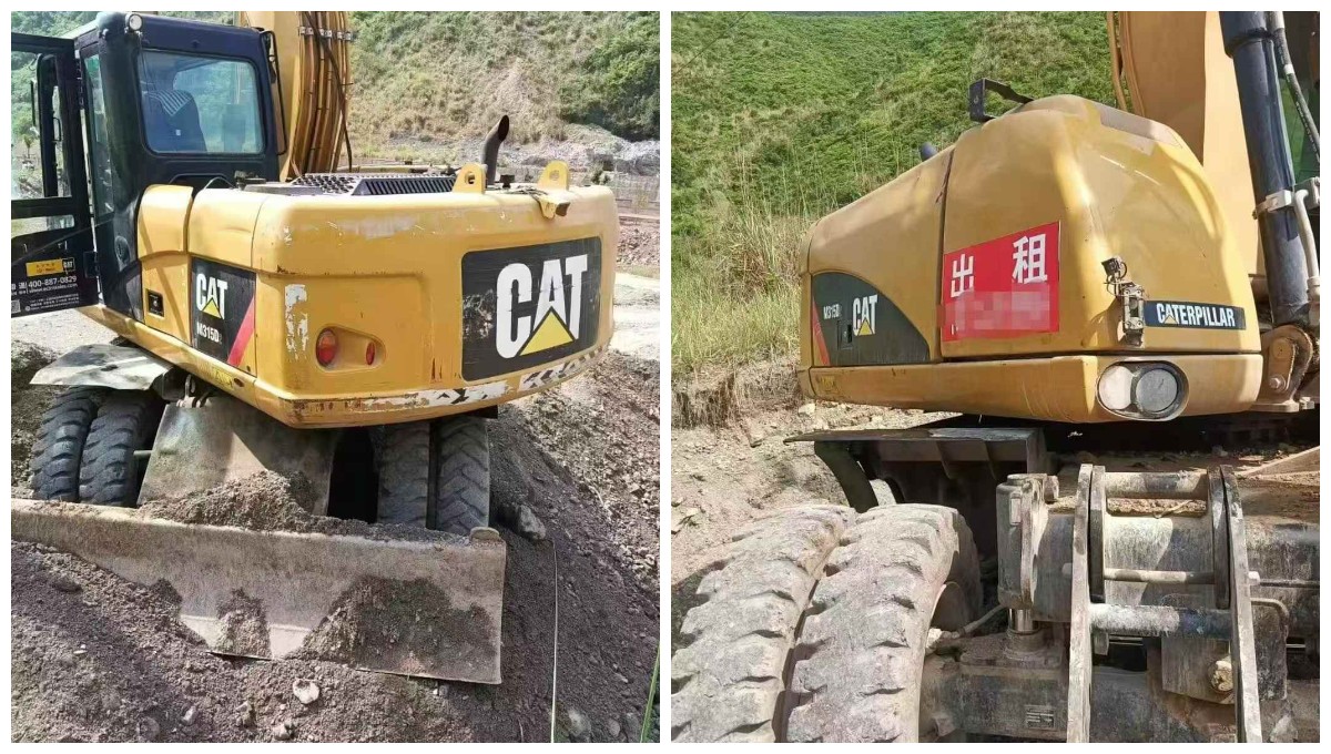 2019 Year Used Cat 315 Hydraulic Wheel Excavator for Sale  2019 Year Used Cat 315 Hydraulic Wheel Excavator for Sale
